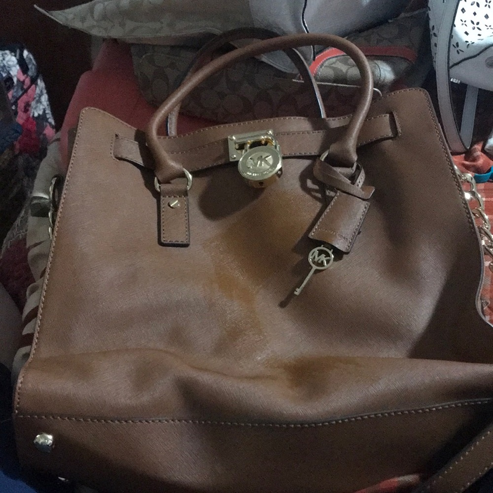 Brown MK tote